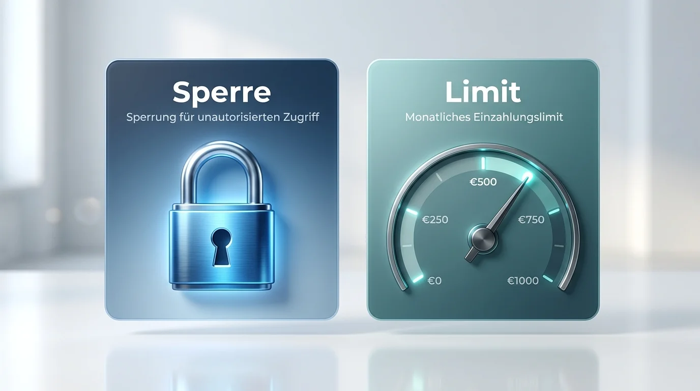 Gegenüberstellung von Sperrsystem und Einzahlungslimit als zwei getrennte Aufsichtsinstrumente im deutschen Glücksspielrecht